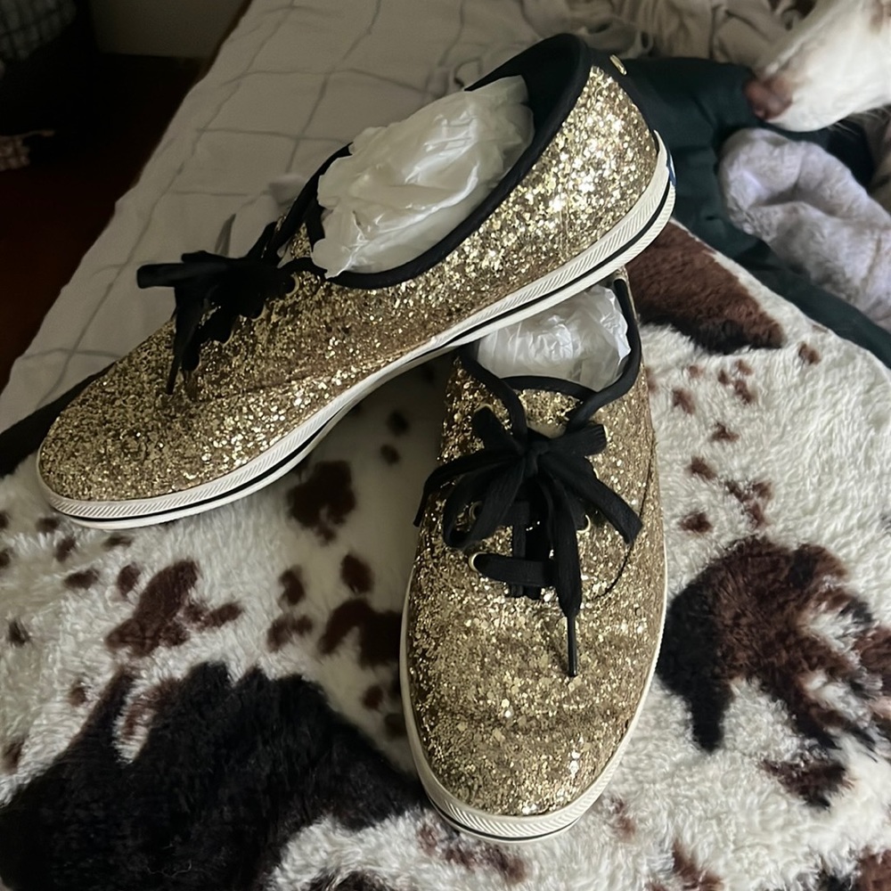 Kate spade glitter keds